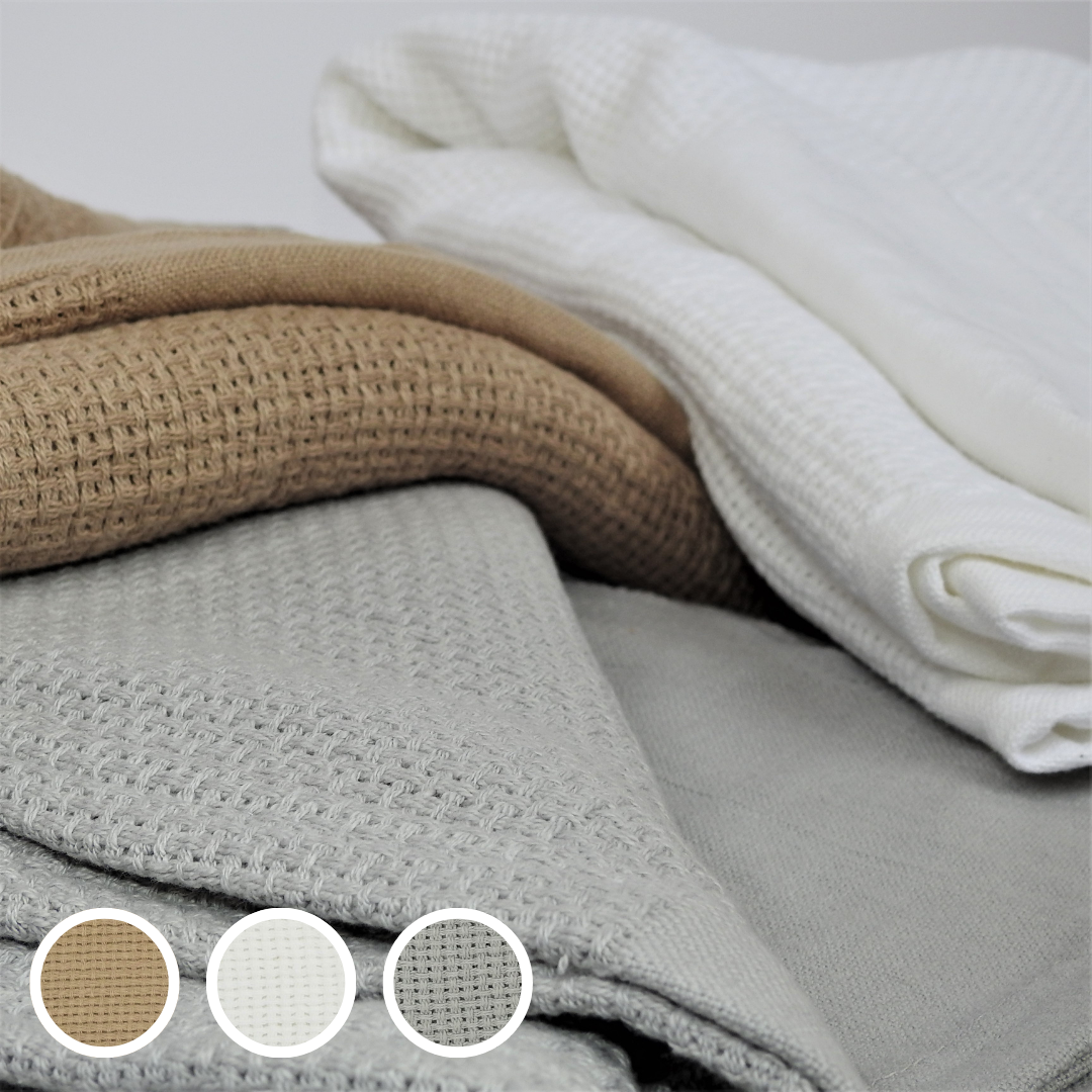Cotton Cellular Blankets