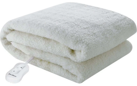Sherpa Fitted Electric Blanket